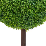 Vidaxl kënschtlech Planz mat Pot Buxus Bulp Formulaire 71 cm Green