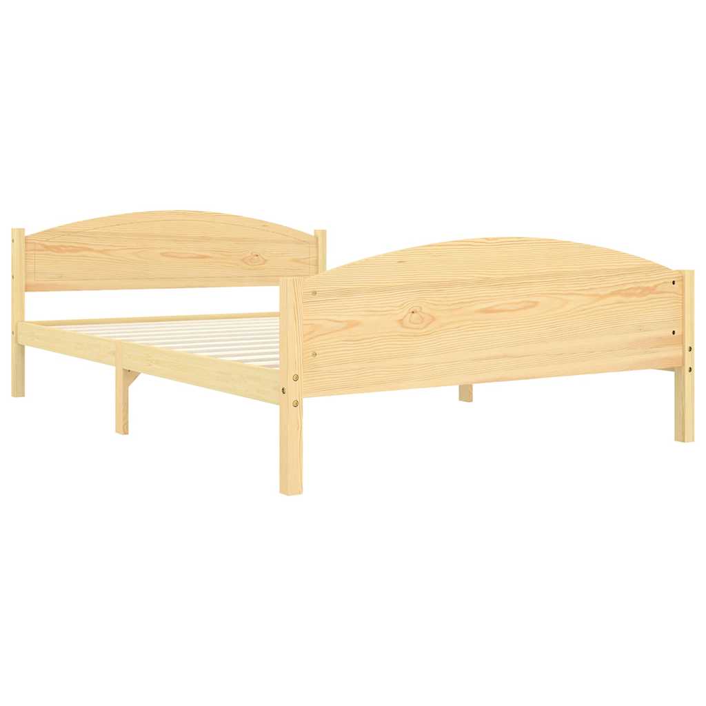 Vidaxl bedframe massief grenenhout 160x200 cm
