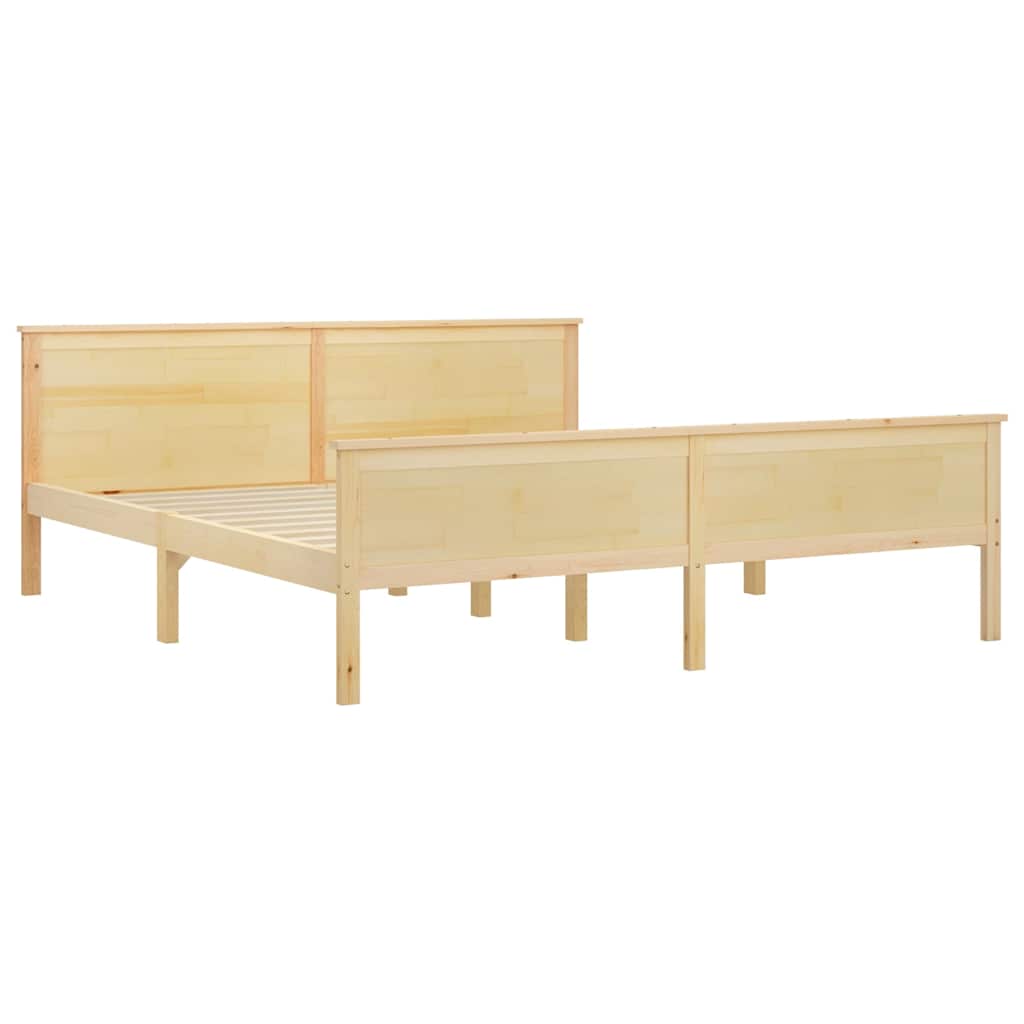 Vidaxl bedframe massief grenenhout 180x200 cm