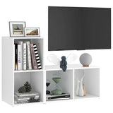 Vidaxl tv-meubelen 2 st 72x35x36,5 cm bewerkt hout wit