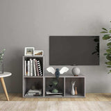 Vidaxl tv-meubelen 2 st 72x35x36,5 cm bewerkt hout betongrijs