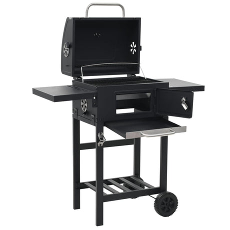 Vidaxl-Pizzaofen und Grill 3-in-1 Schwarz