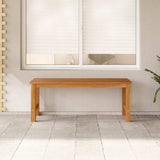 Vidaxl tuinbank 114 cm massief teakhout