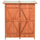 Vidaxl Garden Shed 136x75x160 cm trden pinewood