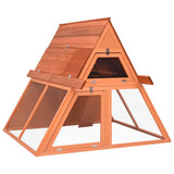 Vidaxl Rabbit Hutch 152x127x109.5 cm de pino sólido