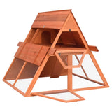 Vidaxl Rabbit Hutch 152x127x109.5 cm de pino sólido