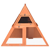 Vidaxl Rabbit Hutch 152x127x109.5 cm de pino sólido