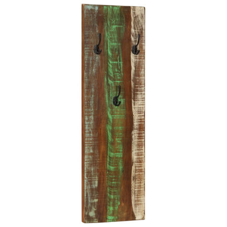 Vidaxx Wandgarderoben 2 Stück 36x3x110 cm massives Recyclingholz