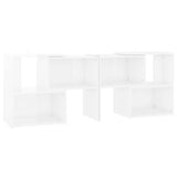 Vidaxl tv-meubel 104x30x52 cm bewerkt hout wit