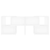 Vidaxl tv-meubel 104x30x52 cm bewerkt hout wit