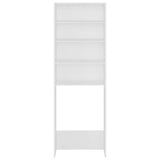 Vidaxl Waschmaschinenschrank 64x24x190 cm Weiß