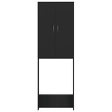 Vidaxl Waschmaschinenschrank 64x25.5x190 cm Schwarz
