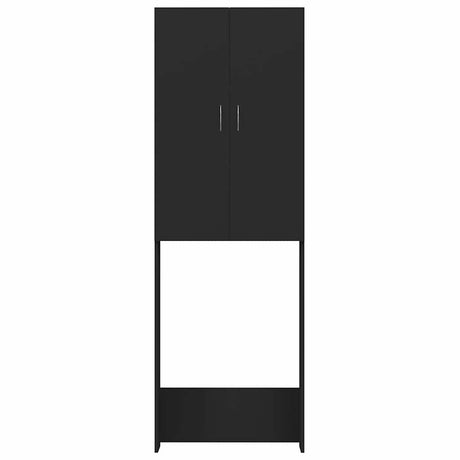 Vidaxl Waschmaschinenschrank 64x25.5x190 cm Schwarz