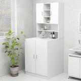 Vidaxl Waschmaschinenschrank 70,5 x 25,5 x 90 cm Weiß