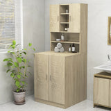 VIDAXL WASH MACHINGBOGT 70,5 x 25,5 x 90 cm Sonoma Eiche -Colored
