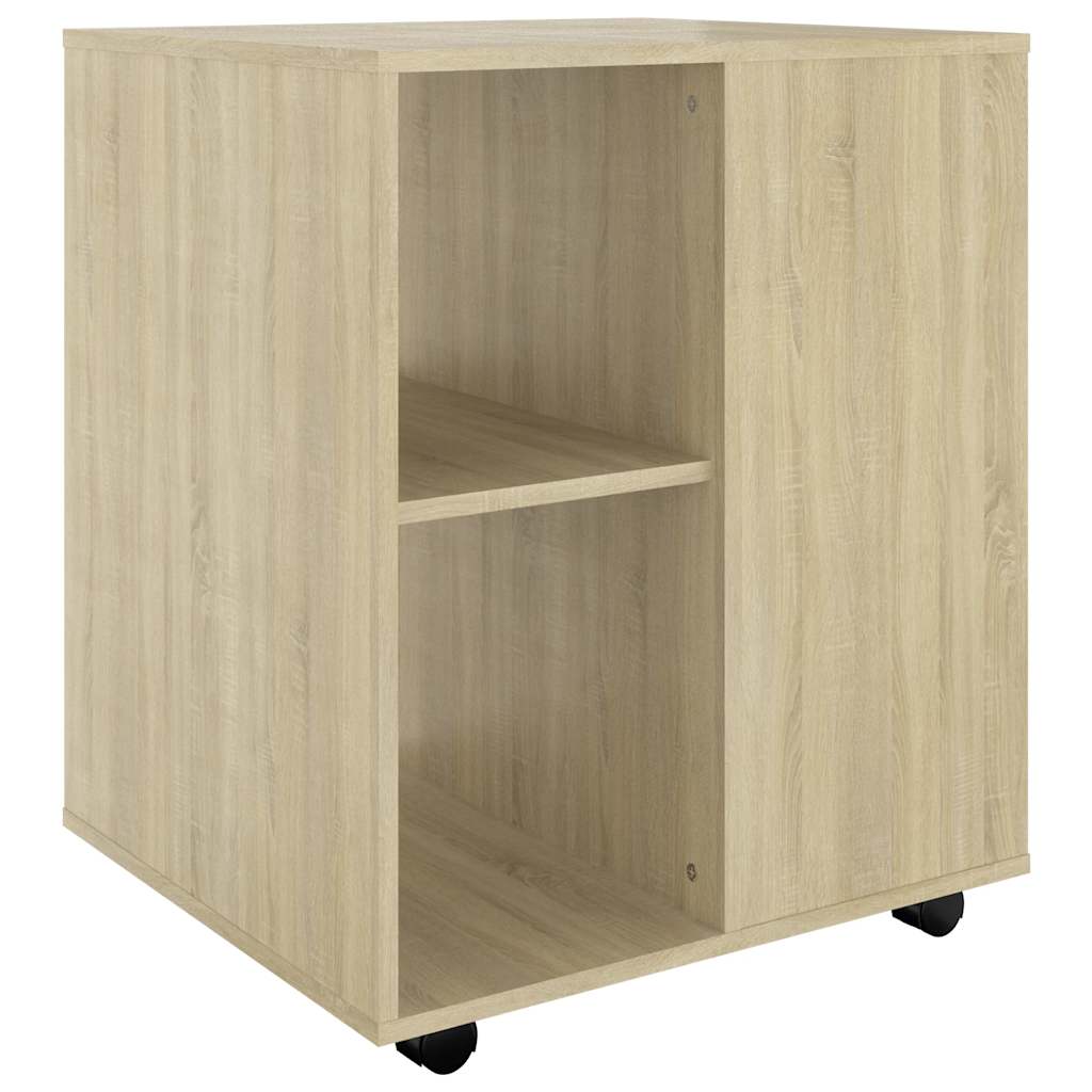 Vidaxl rolkast 60x53x72 cm bewerkt hout sonoma eikenkleurig