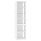 Vidaxl Schuhschrank 27,5 x 27 x 102 cm verarbeitetes Holz weiß