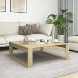 Vidaxl salontafel 100x100x35 cm bewerkt hout sonoma eikenkleurig