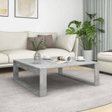 Vidaxl salontafel 100x100x35 cm bewerkt hout betongrijs