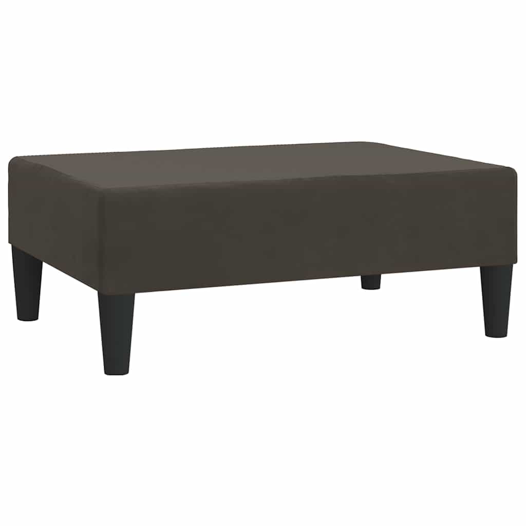 Vidaxl voetenbank 78x56x32 cm fluweel donkergrijs