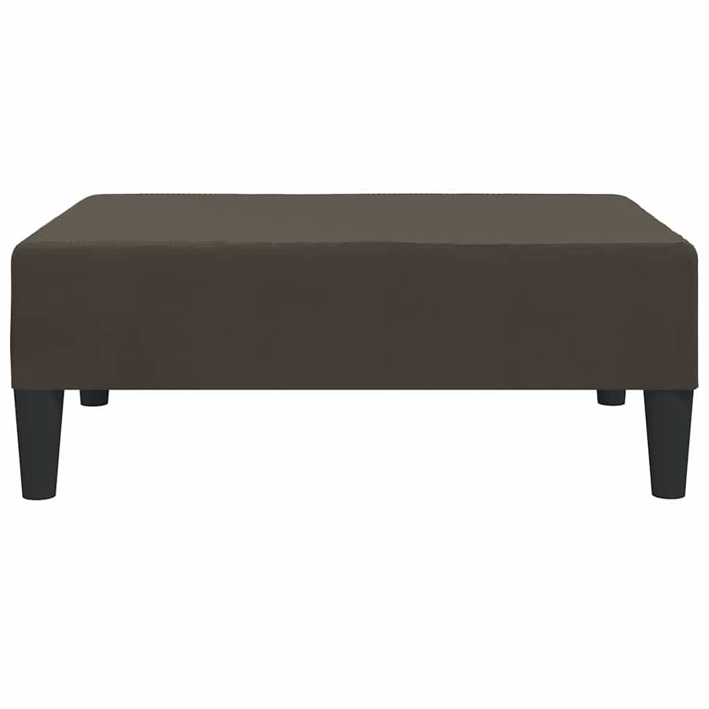 Vidaxl voetenbank 78x56x32 cm fluweel donkergrijs