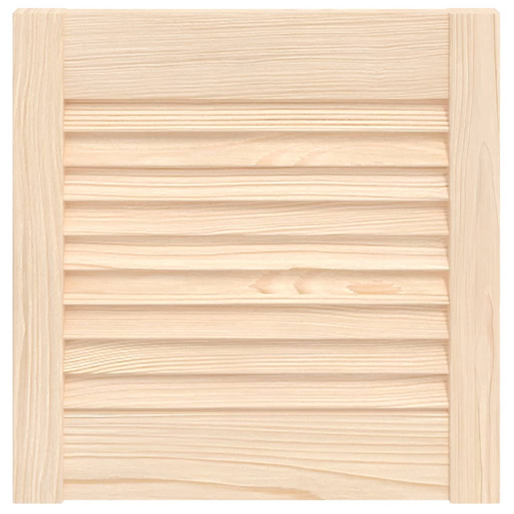 VIDAXL -Schranktür mit Lamellen 39,5 x 39,4 cm Festkiefer