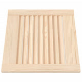VIDAXL -Schranktür mit Lamellen 39,5 x 39,4 cm Festkiefer
