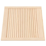 VIDAXL -Schranktüren mit Lamellen 2 PCs 61,5 x 59,4 cm Festkiefer