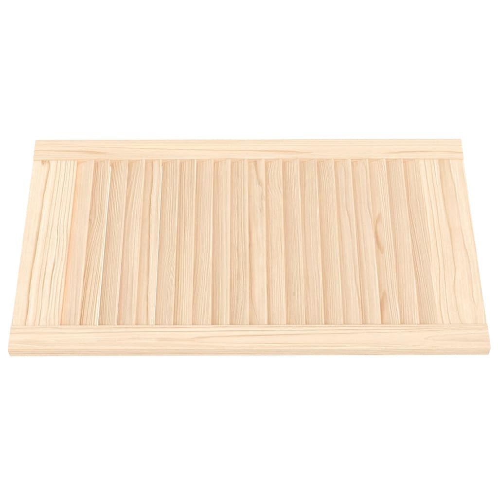 VIDAXL -Schranktüren mit Lamellen 2 PCs 69 x 39,4 cm Festkiefer