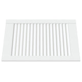 Vidaxl Schranktür mit Lamellen 61,5x39,4 cm Festkiefer weiß weiß