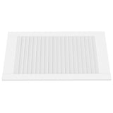 VIDAXL -Schranktür mit Lamellen 69x39.4 cm Festkiefer weiß