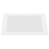 Puertas de gabinete Vidaxl con listones 4 pcs 69x39.4 cm de pino sólido blanco blanco