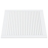 VIDAXL -Schranktüren mit Lamellen 2 PCs 69x59.4 cm Festkiefer weiß weiß