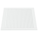 VIDAXL -Schranktüren mit Lamellen 4 Stcs 69x59.4 cm Festkiefern Weiß weiß