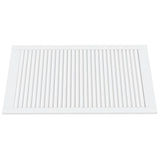 Vidaxl Schranktür mit Lamellen 99,3 x 59,4 cm Festkiefer weiß