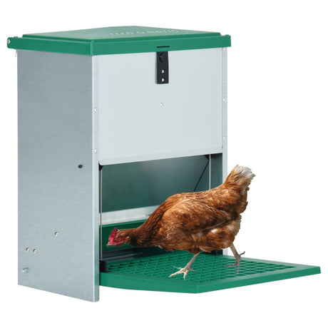 Vidaxl Geflügelfutterbehälter Automatisch mit Pedal 12 kg