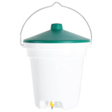 Vidaxl Bin de agua de aves de corral con tetina 12 L