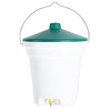 VIDAXL -Geflügelwasserbehälter mit Zitzen 12 l