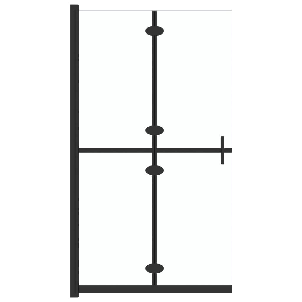 Vidaxl begehete Duschwand zusammenklappbar 70x190 cm ESG-Glas transparent