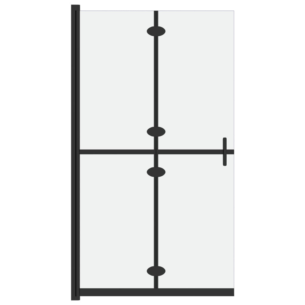 Vidaxl Walk-In Walk-In Walking Murnable Collpable 100x190 cm ESG-GLAS MAT