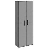 Vidaxl Schuhschrank 60x30x166 cm Stoff grau