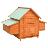 Vidaxl Chicken Coop 150x96x110 cm Festkieferholz