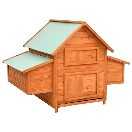 Vidaxl Chicken Coop 150x96x110 cm Festkieferholz