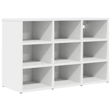 Vidaxl schoenenkast met plank wit 77,5 x 30 x 51 cm bewerkt hout
