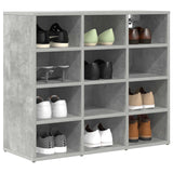 Vidaxl schoenenkast betongrijs 77,5 x 30 x 67 cm bewerkt hout