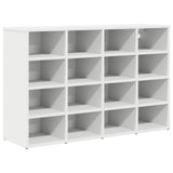 Vidaxl schoenenkast met plank wit 103 x 30 x 67 cm bewerkt hout