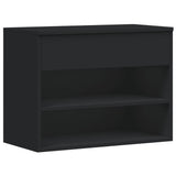 Vidaxl Schuhe Bank 60x30x45 cm propertiertes Holzschwarz