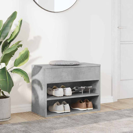 Vidaxl Schuhe Bank 60x30x45 cm verarbeiteter Holzbetrijs