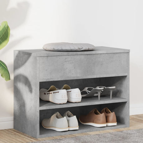 Vidaxl Schuhe Bank 60x30x45 cm verarbeiteter Holzbetrijs