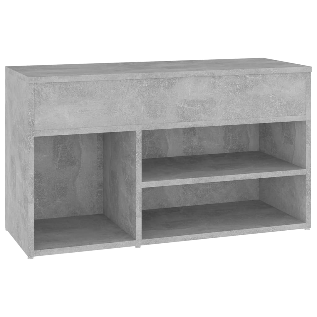 Vidaxl Schong bank 80x30X45 cm veraarbechte Holz Bentongrijs